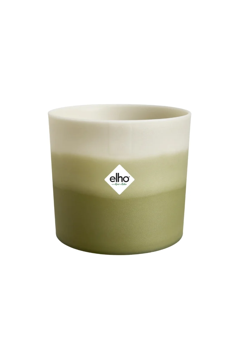 Blumentopf Elho Colour Gradient Rund 14 cm Bambusgrün