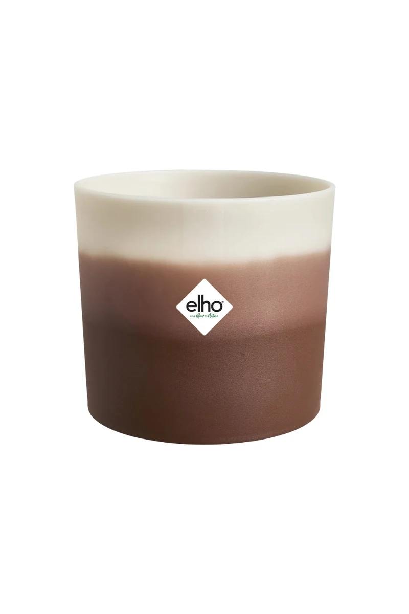 Blumentopf Elho Colour Gradient Rund 14cm Zedernbraun