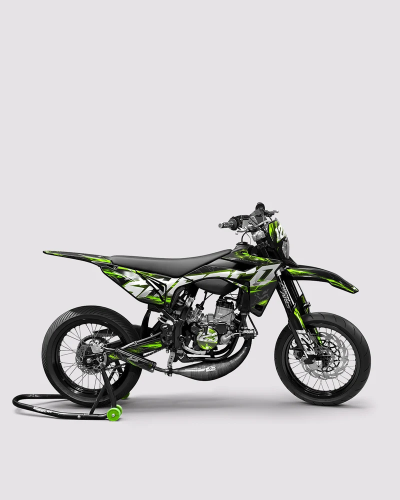 STORMX - Kit deco SHERCO 50cc - Vert