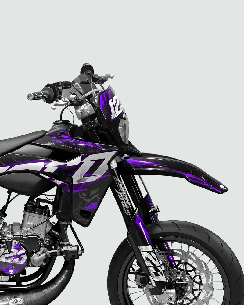 STORMX - Kit deco SHERCO 50cc - Violet