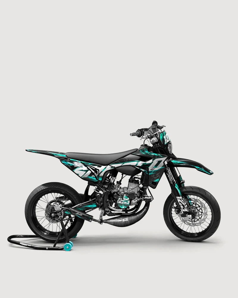 STORMX - Kit deco SHERCO 50cc - Turquoise