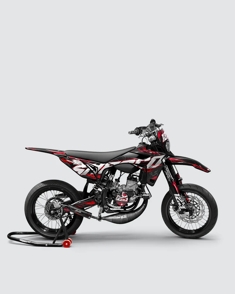 STORMX - Kit deco SHERCO 50cc - Rouge