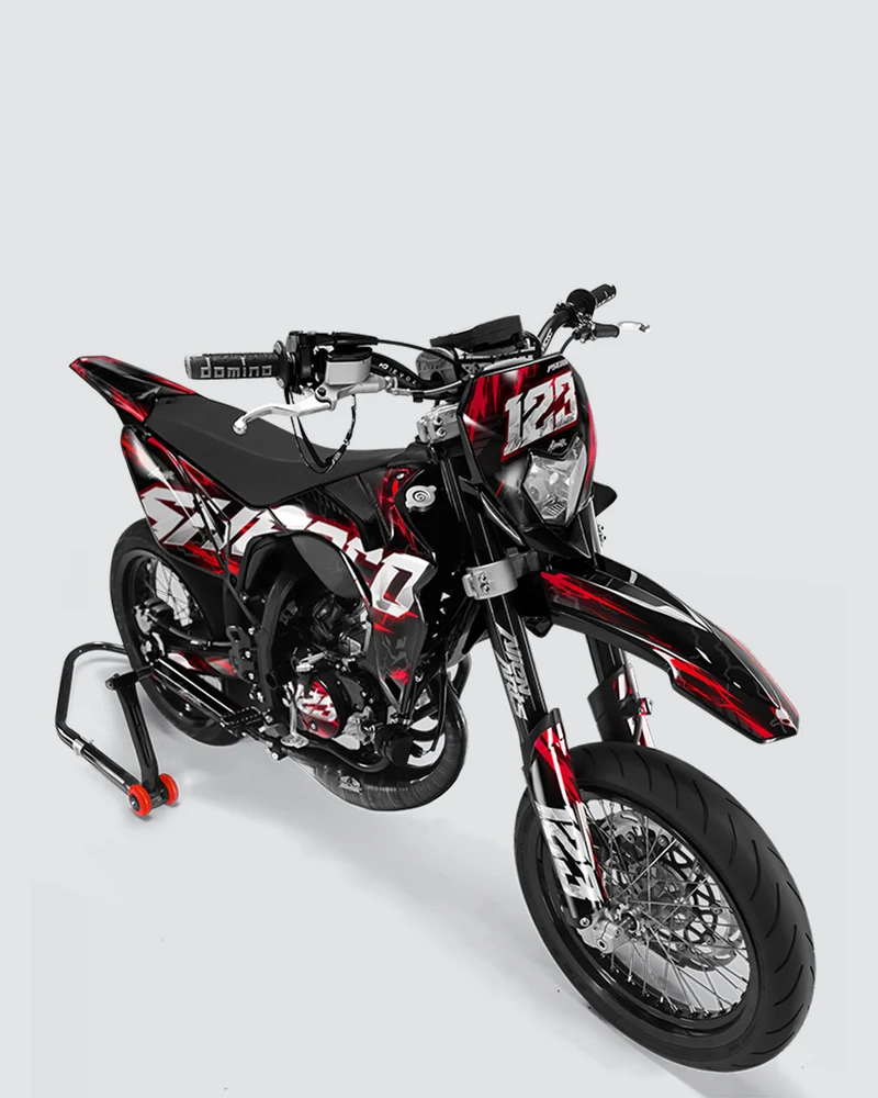 STORMX - Kit deco SHERCO 50cc - Rouge