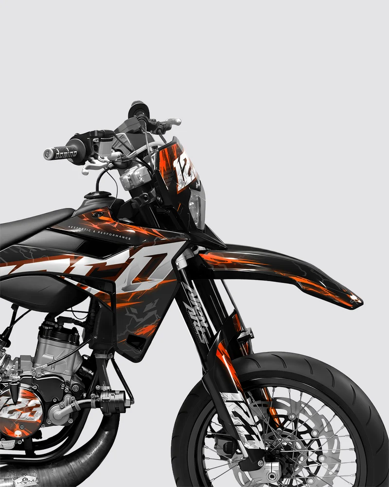 STORMX - Kit deco SHERCO 50cc - Orange