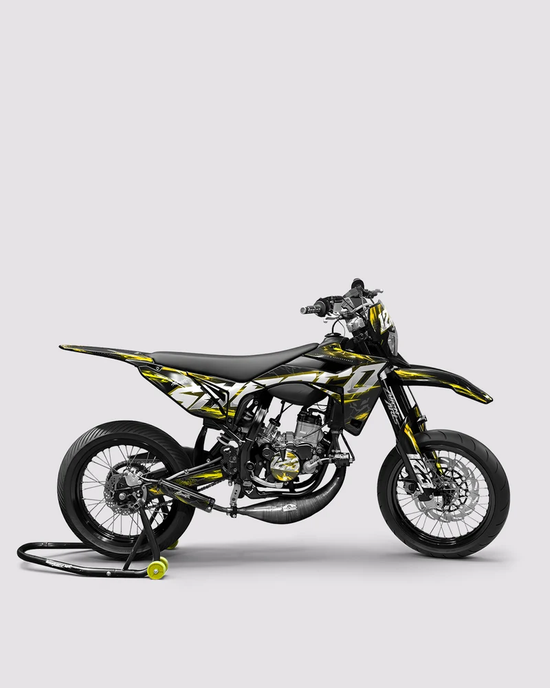 STORMX - Kit deco SHERCO 50cc - Jaune