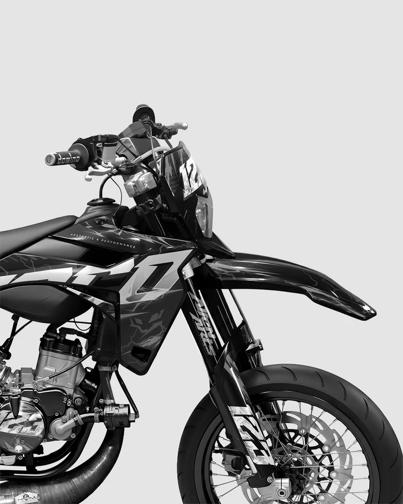 STORMX - Kit deco SHERCO 50cc - Blanc