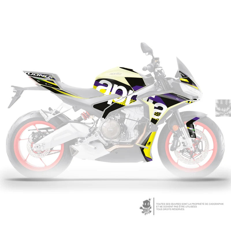 APRILIA KIT DÉCO - TUONO 660 - GP25 ACIDE - ONLY 50