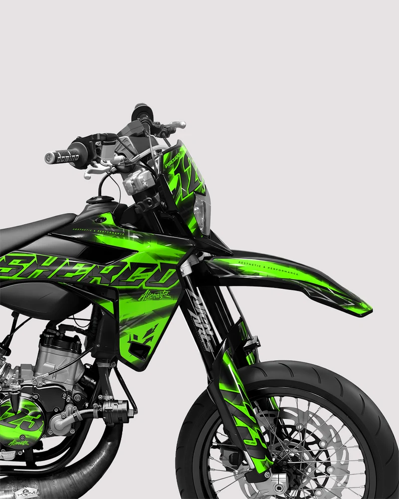 RAZOR - Kit deco SHERCO 50cc - Vert