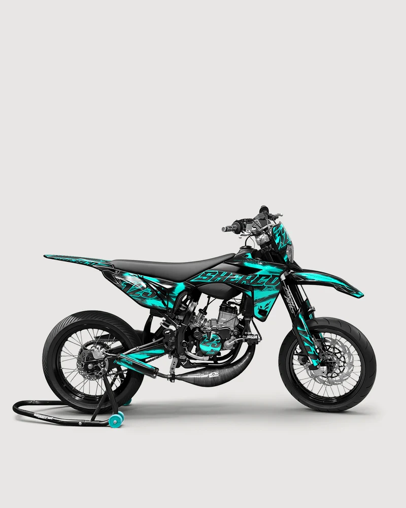 RAZOR - Kit deco SHERCO 50cc - Turquoise