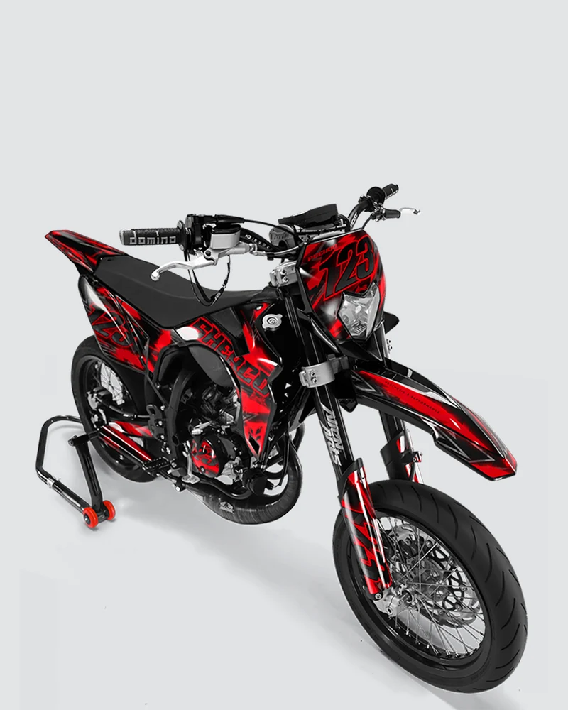 RAZOR - Kit deco SHERCO 50cc - Rouge