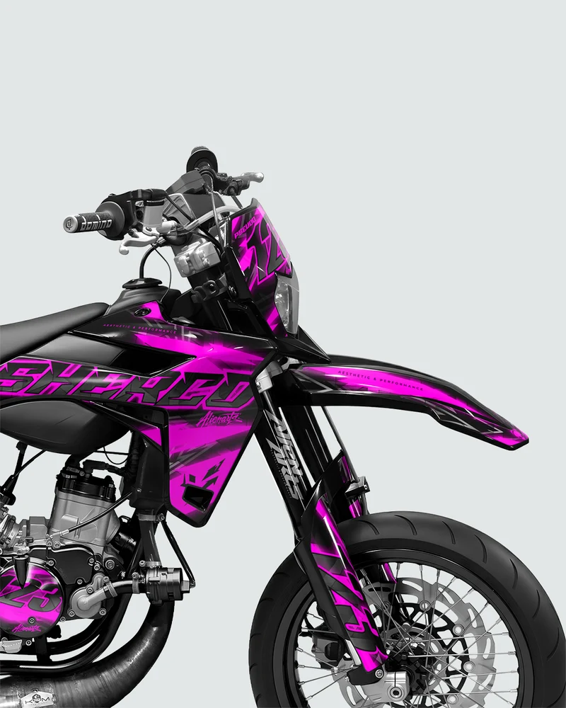 RAZOR - Kit deco SHERCO 50cc - Rose