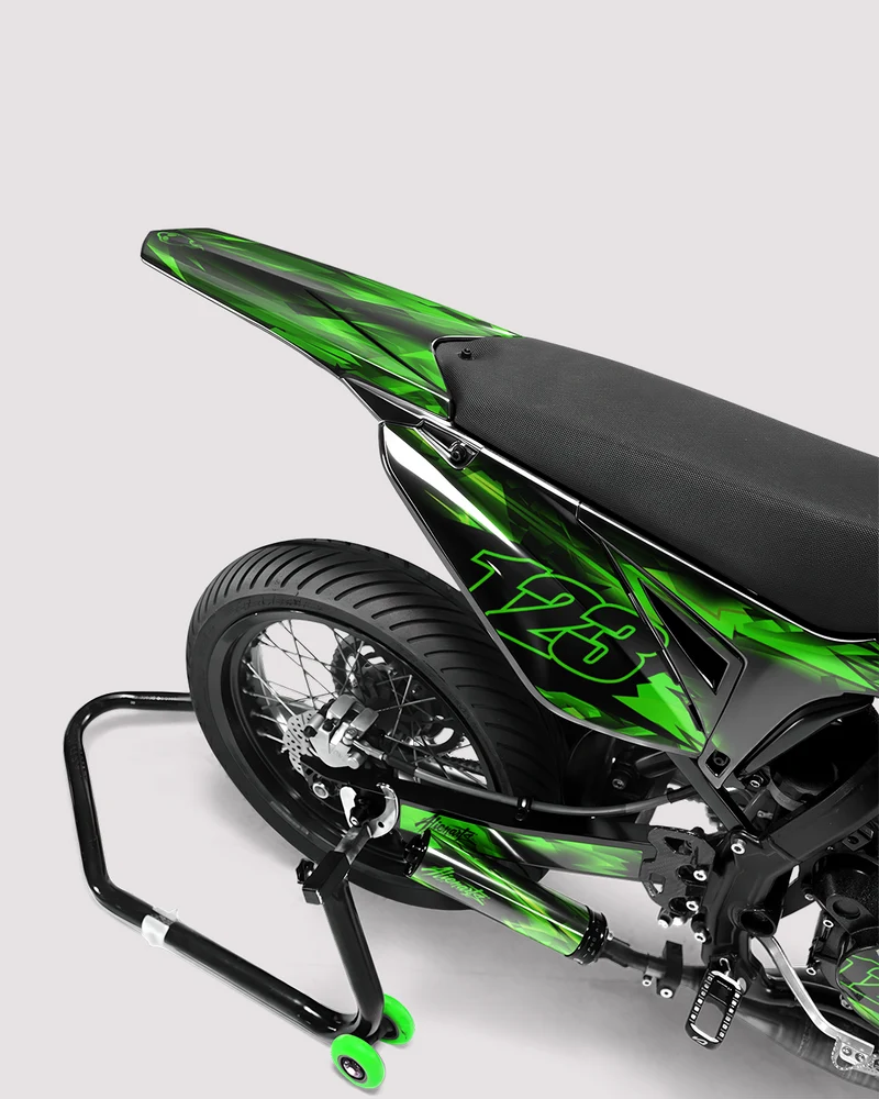 RUSH - Kit deco SHERCO 50cc - Vert