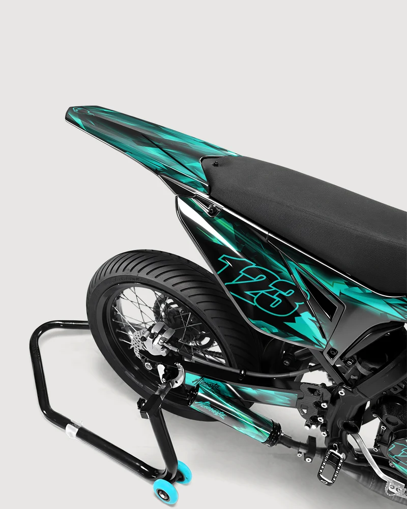 RUSH - Kit deco SHERCO 50cc - Turquoise