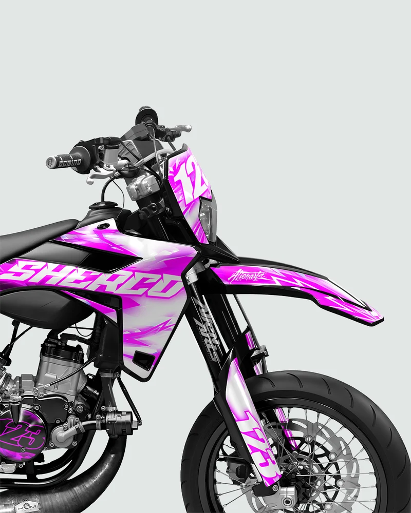 RUSH - Kit deco SHERCO 50cc - Rose