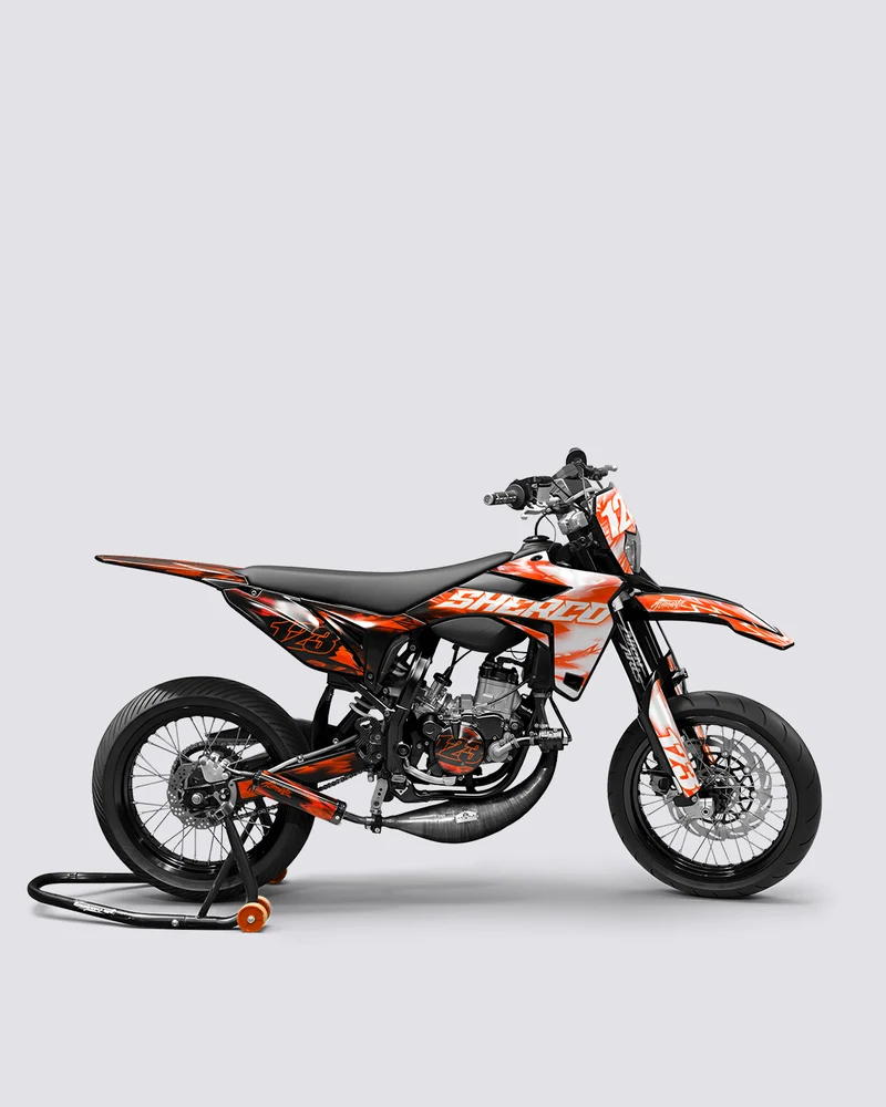 RUSH - Kit deco SHERCO 50cc - Orange