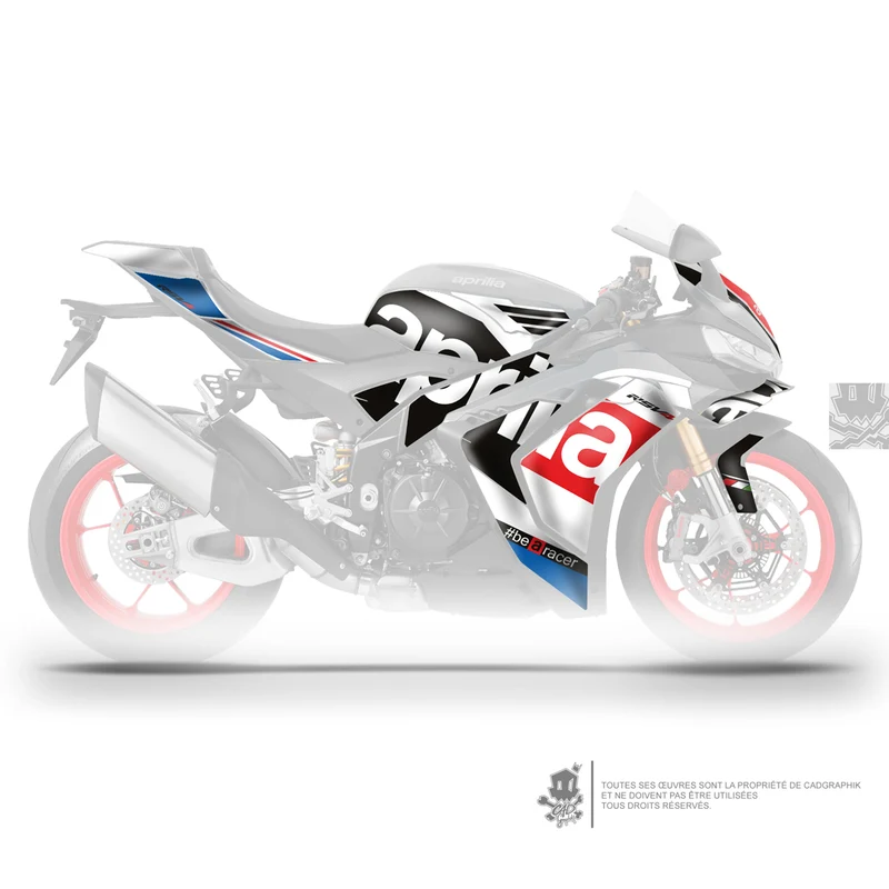APRILIA KIT DÉCO - RSV4 - RF BLEU - ONLY 50