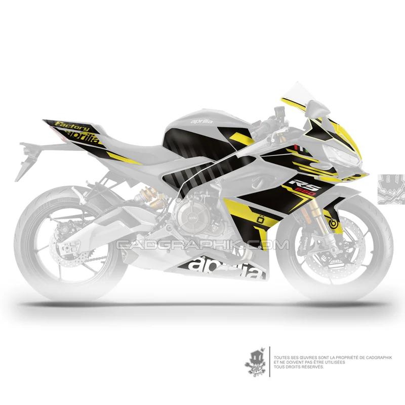 APRILIA KIT DÉCO - RS 660 - UNY FACTORY - ONLY 50