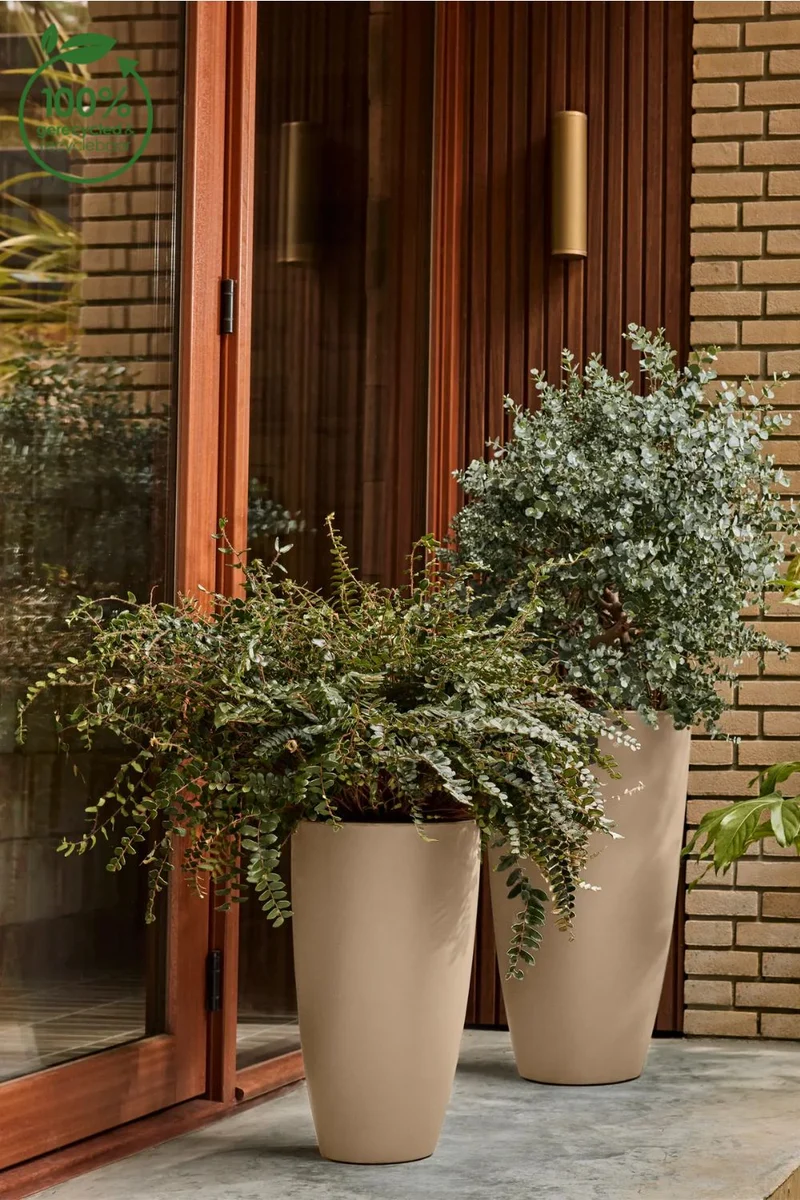 Blumentopf Elho June Round High 30 Balanced Beige