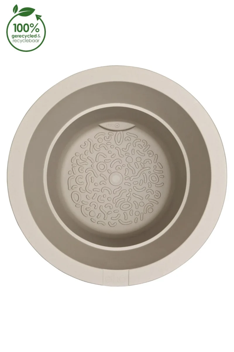 Blumentopf Elho Amber Grail 38 cm Balanced Beige