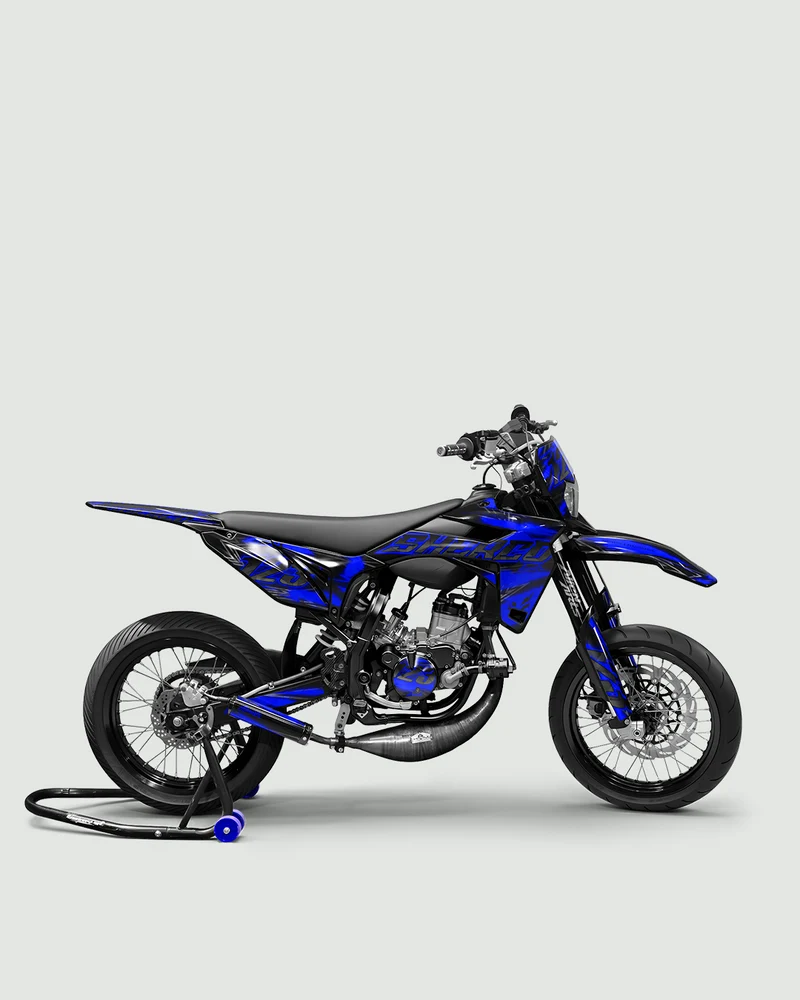 RAZOR - Kit deco SHERCO 50cc - Bleu