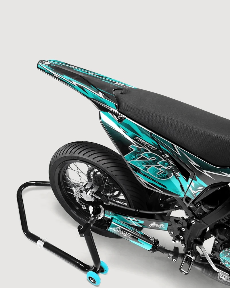 RAMPAGE - Kit deco SHERCO 50cc - Turquoise