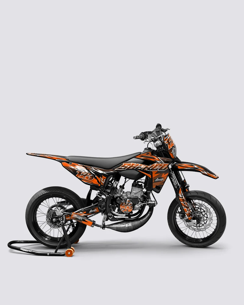RAMPAGE - Kit deco SHERCO 50cc - Orange