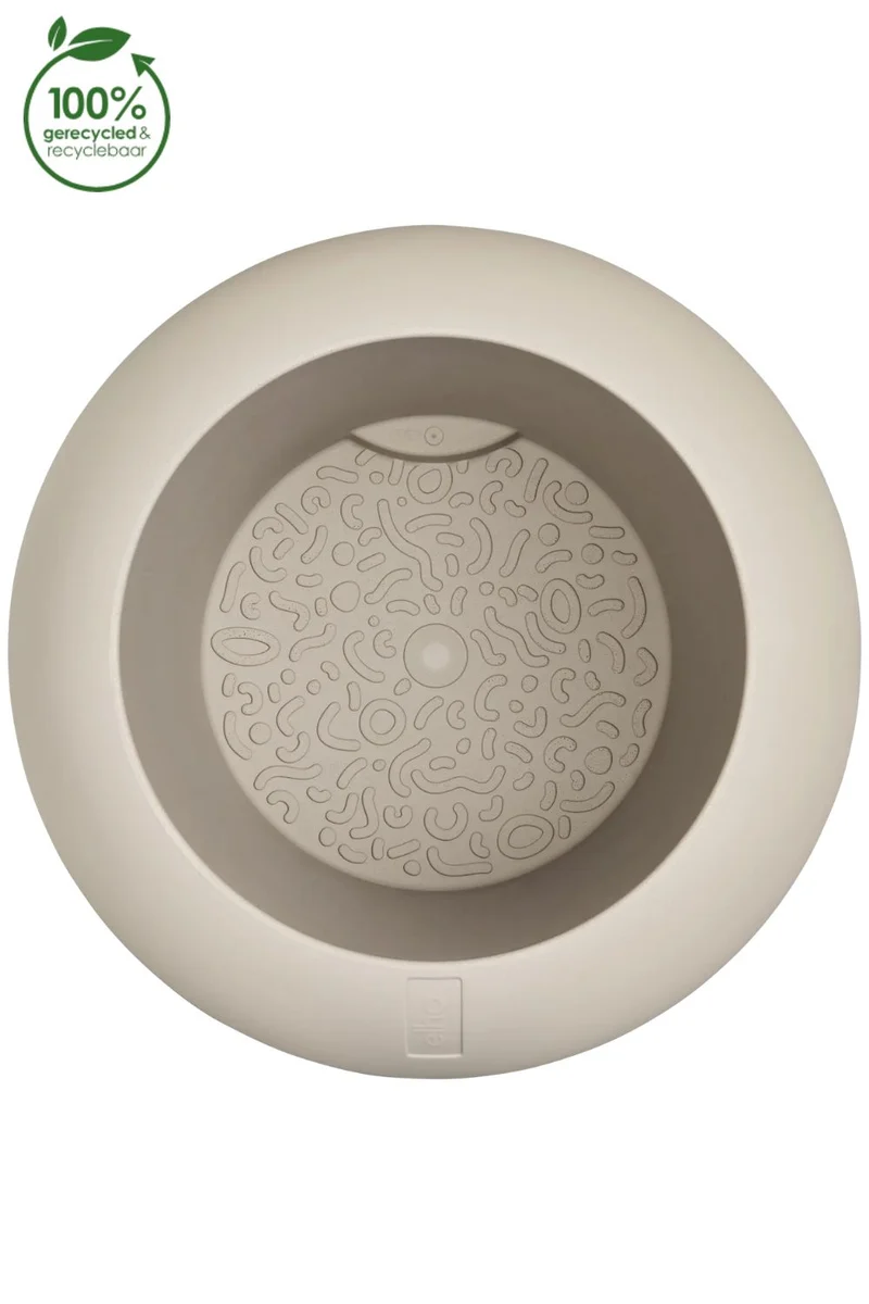 Blumentopf Elho Amber Roll High 58 cm Balanced Beige