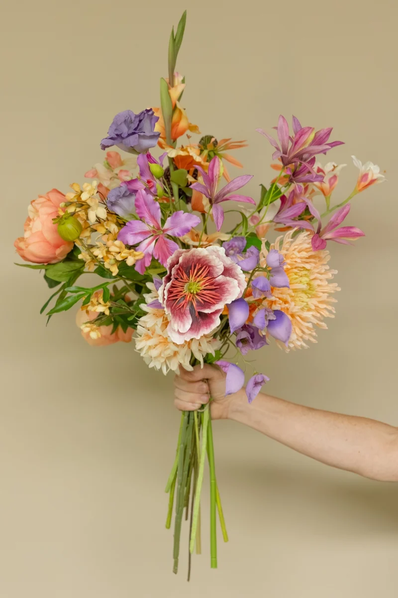 Kunstblumenstrauß Peachy Pastels (Limited)