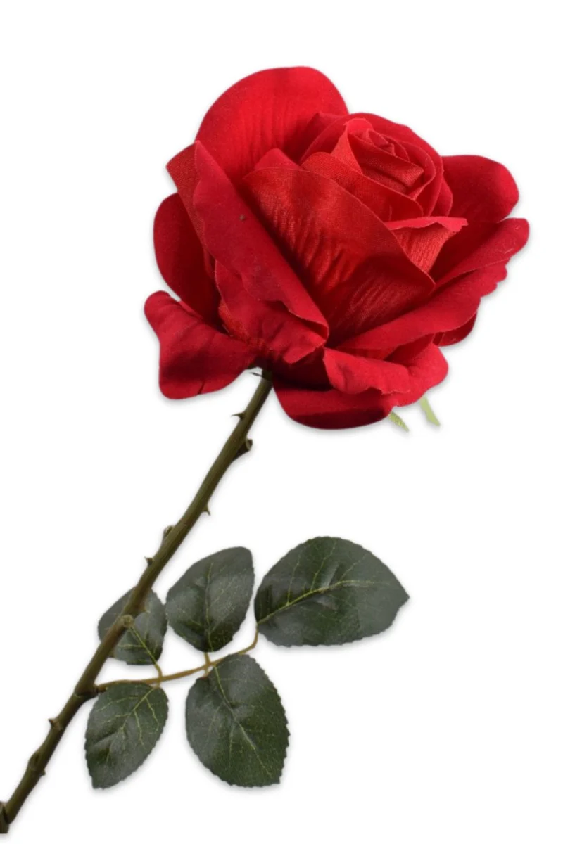 Rose Kunstblume 64 cm Rot