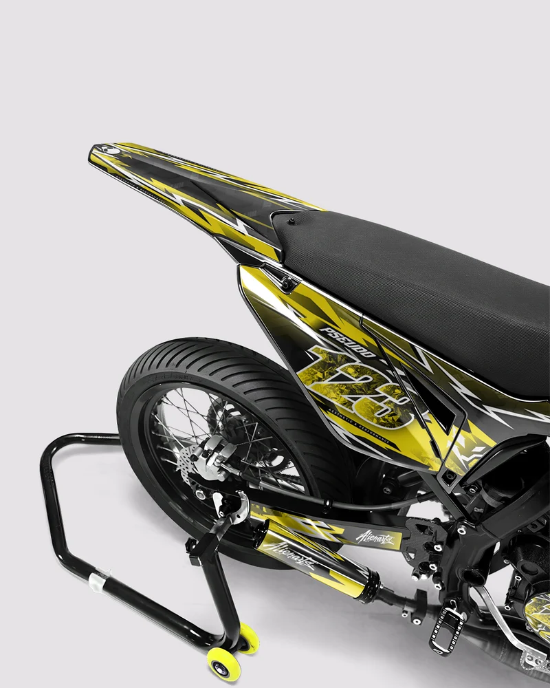 RAMPAGE - Kit deco SHERCO 50cc - Jaune