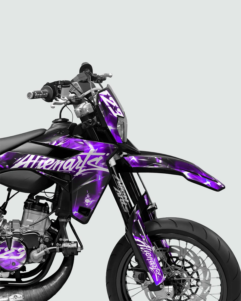 PLASMA - Kit deco SHERCO 50cc - Violet