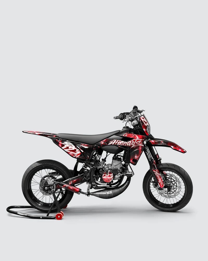 PLASMA - Kit deco SHERCO 50cc - Rouge