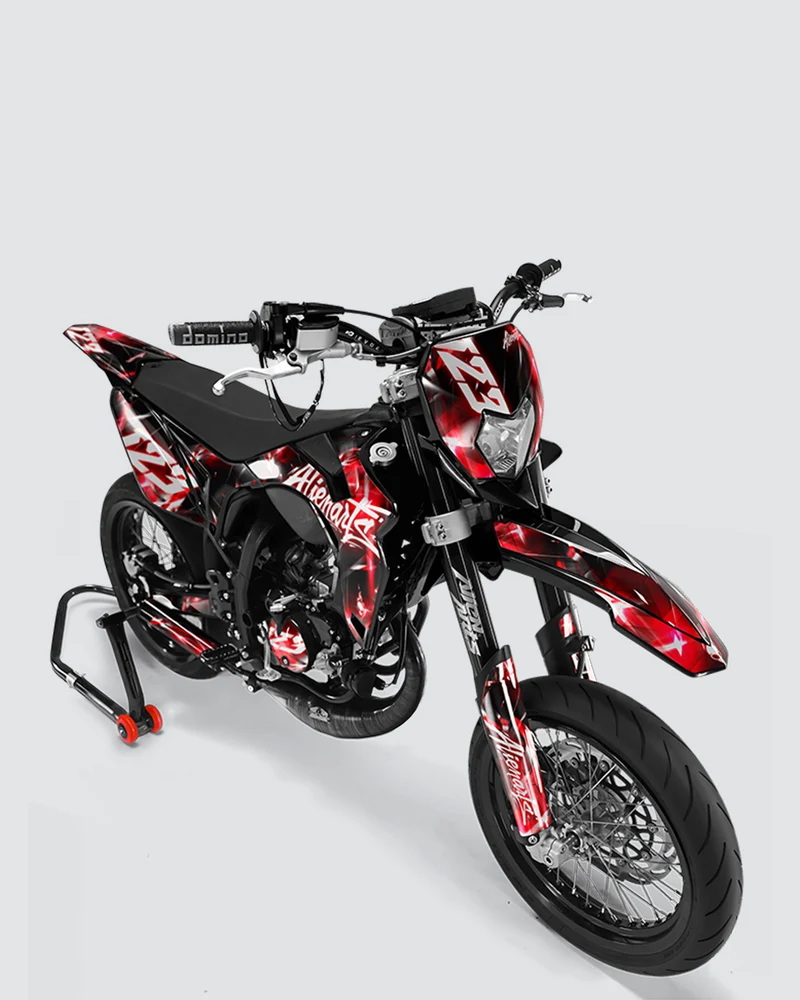PLASMA - Kit deco SHERCO 50cc - Rouge