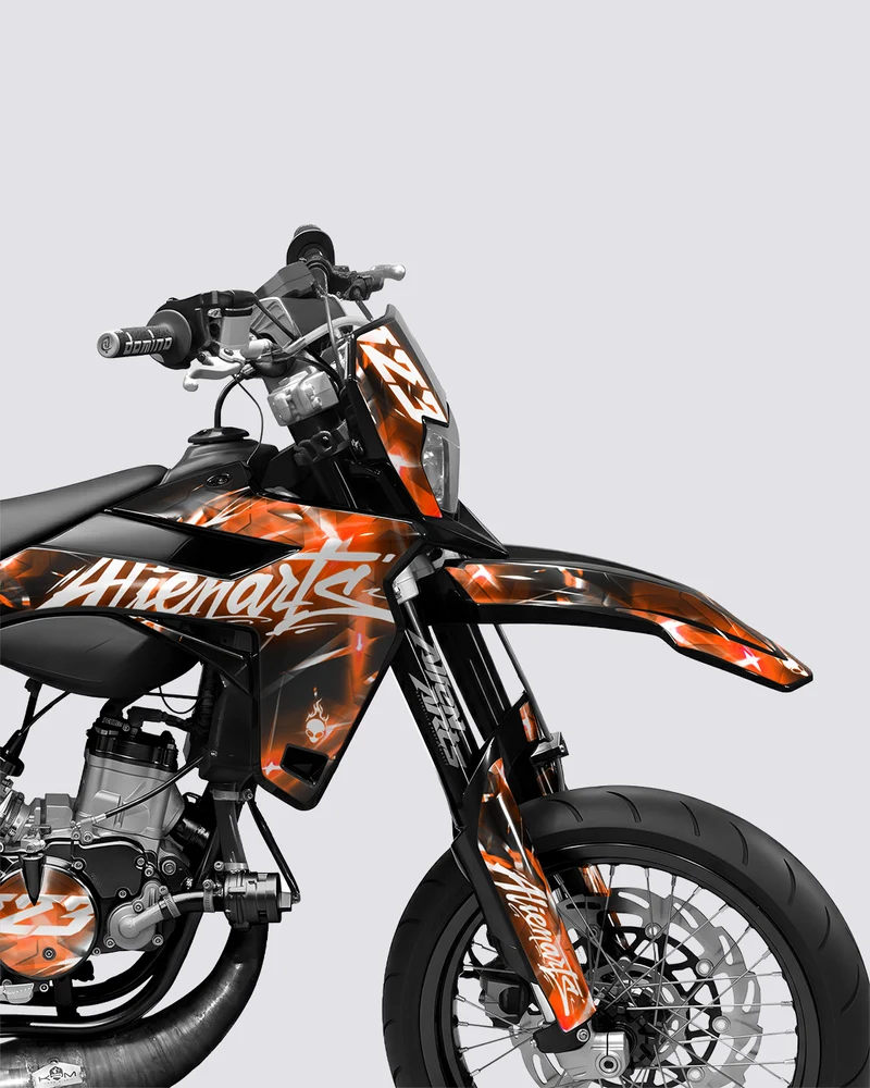 PLASMA - Kit deco SHERCO 50cc - Orange
