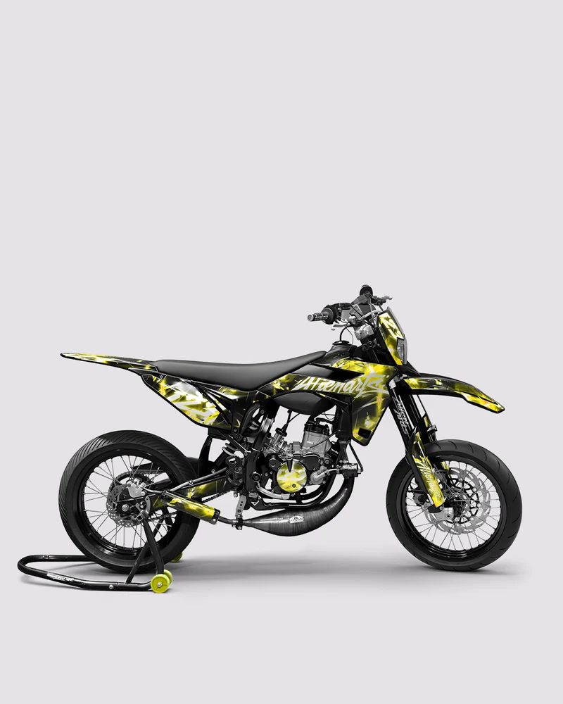 PLASMA - Kit deco SHERCO 50cc - Jaune