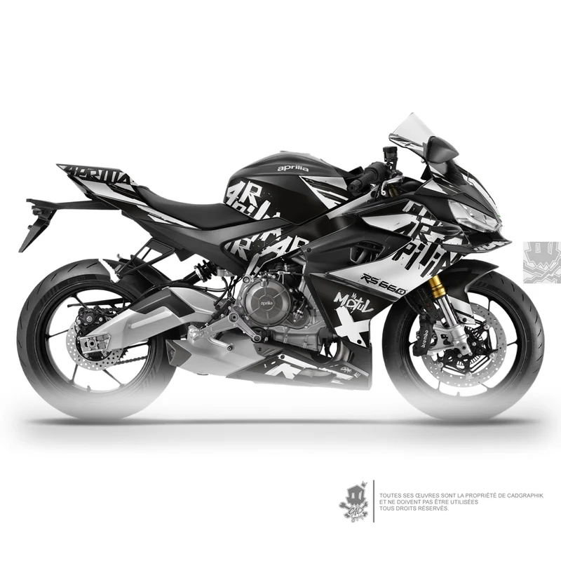 APRILIA KIT DÉCO - RS 660 - STREETGRAPH WHY - ONLY 50