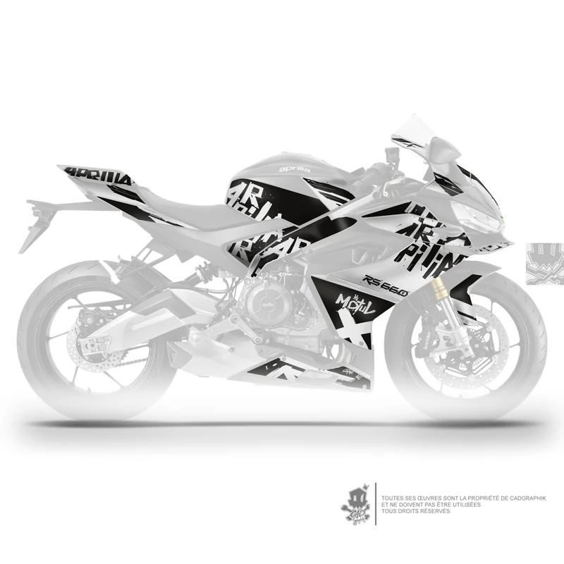 APRILIA KIT DÉCO - RS 660 - STREETGRAPH WHY - ONLY 50