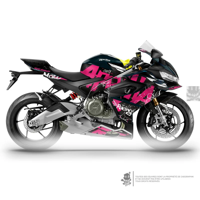 APRILIA KIT DÉCO - RS 660 - BLACK ARKANE - ONLY 50