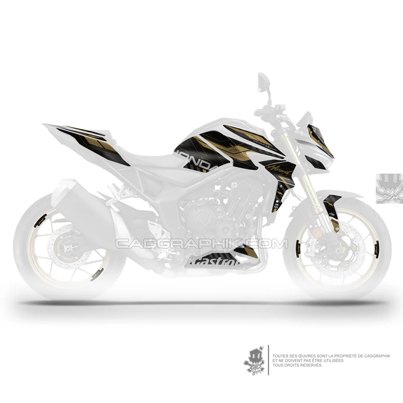 KIT DÉCO HONDA CB1000 HORNET CLASSIX - GOLD