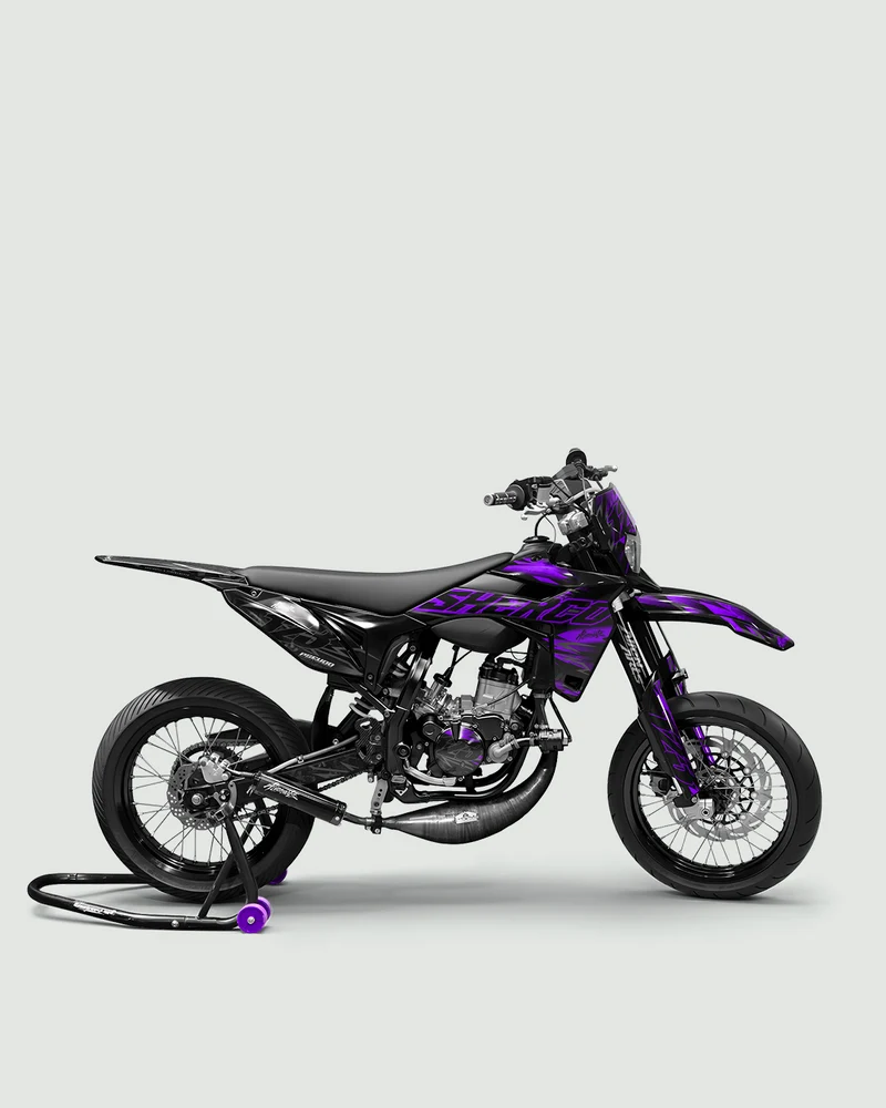 NEMESIS - Kit deco SHERCO 50cc - Violet