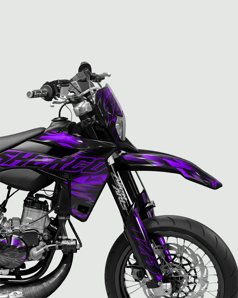 NEMESIS - Kit deco SHERCO 50cc - Violet
