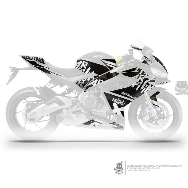 APRILIA KIT DÉCO - RS 660 - STREETGRAPH WH - ONLY 50