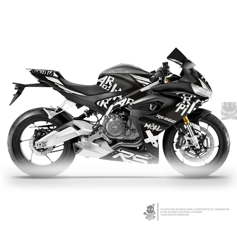 APRILIA KIT DÉCO - RS 660 STREETGRAPH WH - ONLY 50