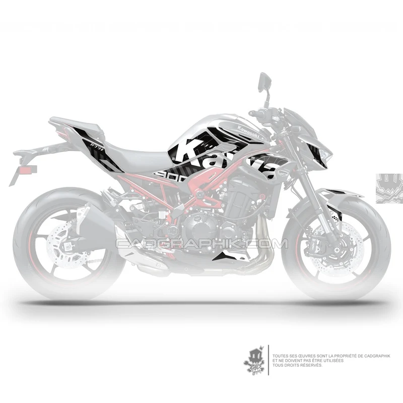 KIT DÉCO KAWASAKI Z900 KAWA - WI