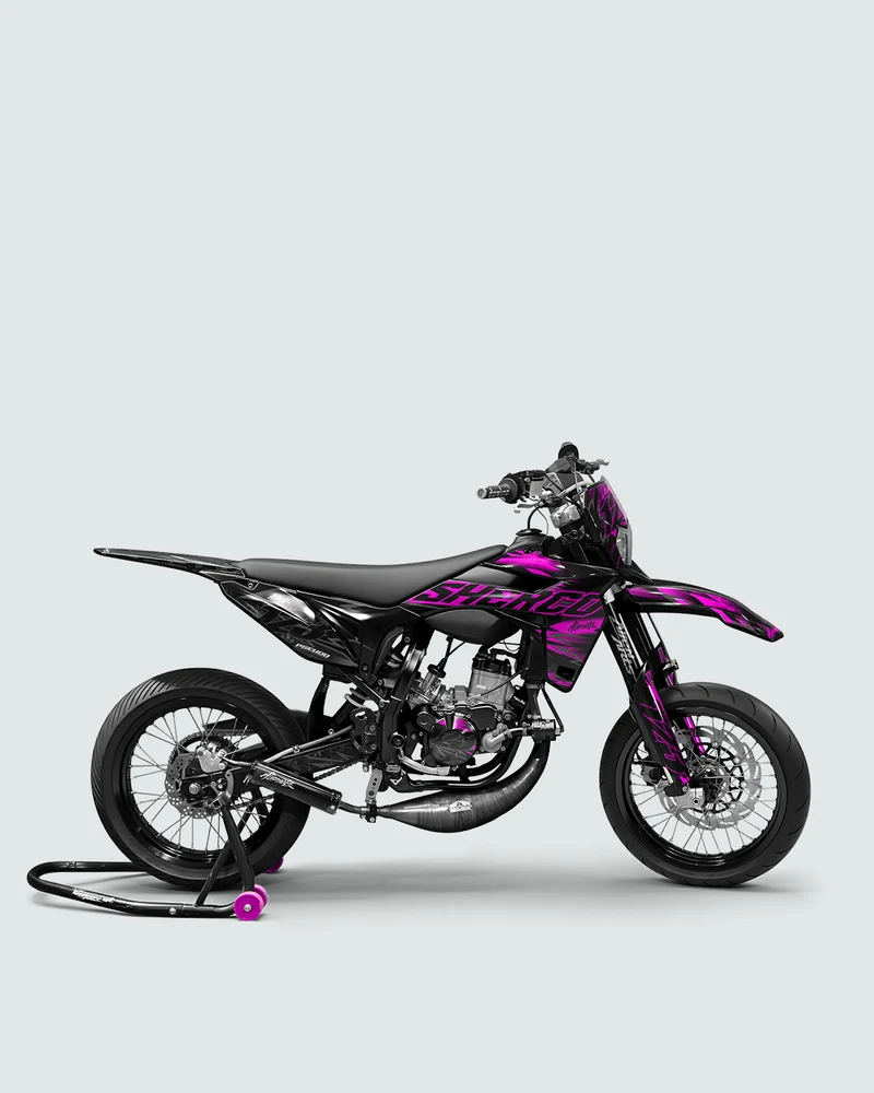 NEMESIS - Kit deco SHERCO 50cc - Rose