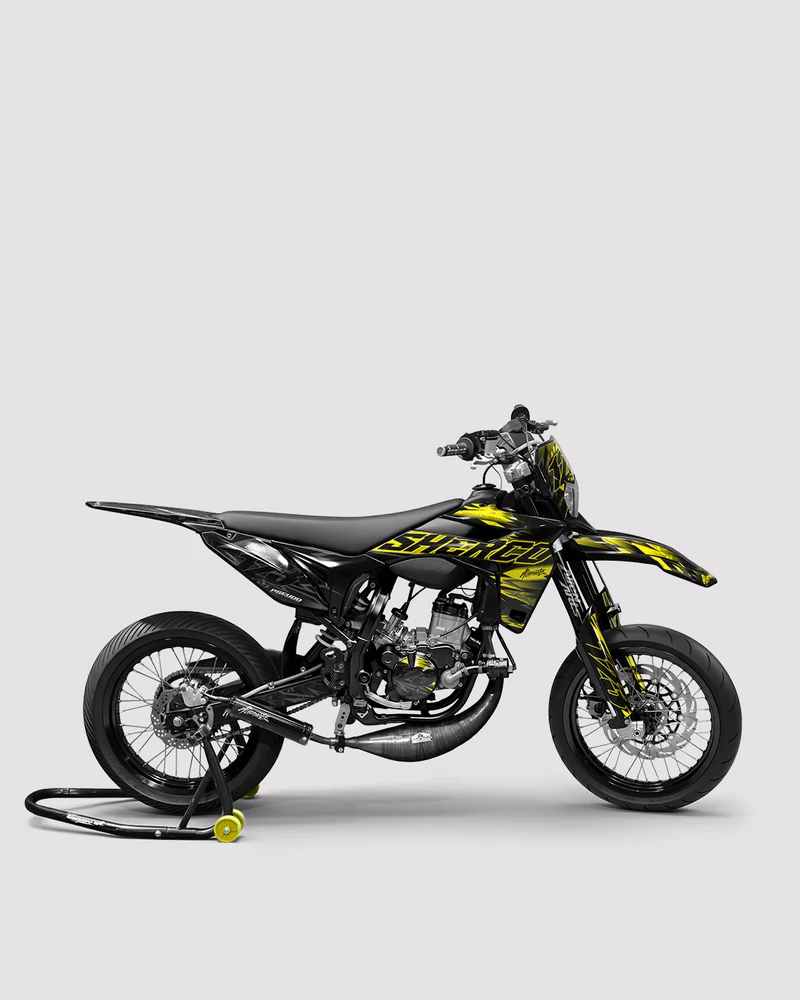 NEMESIS - Kit deco SHERCO 50cc - Jaune