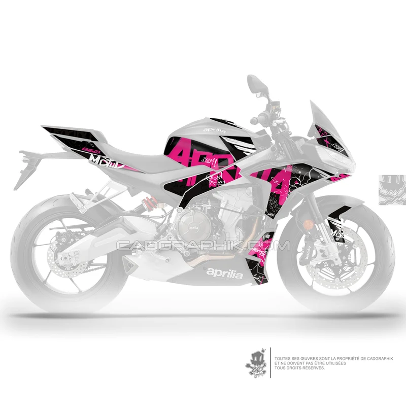 APRILIA KIT DÉCO - TUONO 660 - BLACK ARKANE - ONLY 50