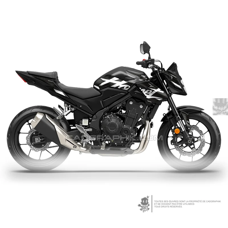 KIT DÉCO HONDA CB500 HORNET SCRIPT - WHITE