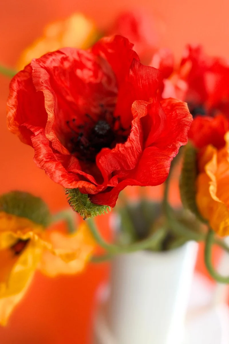 Kunstblumenstrauß Poppy Paradise