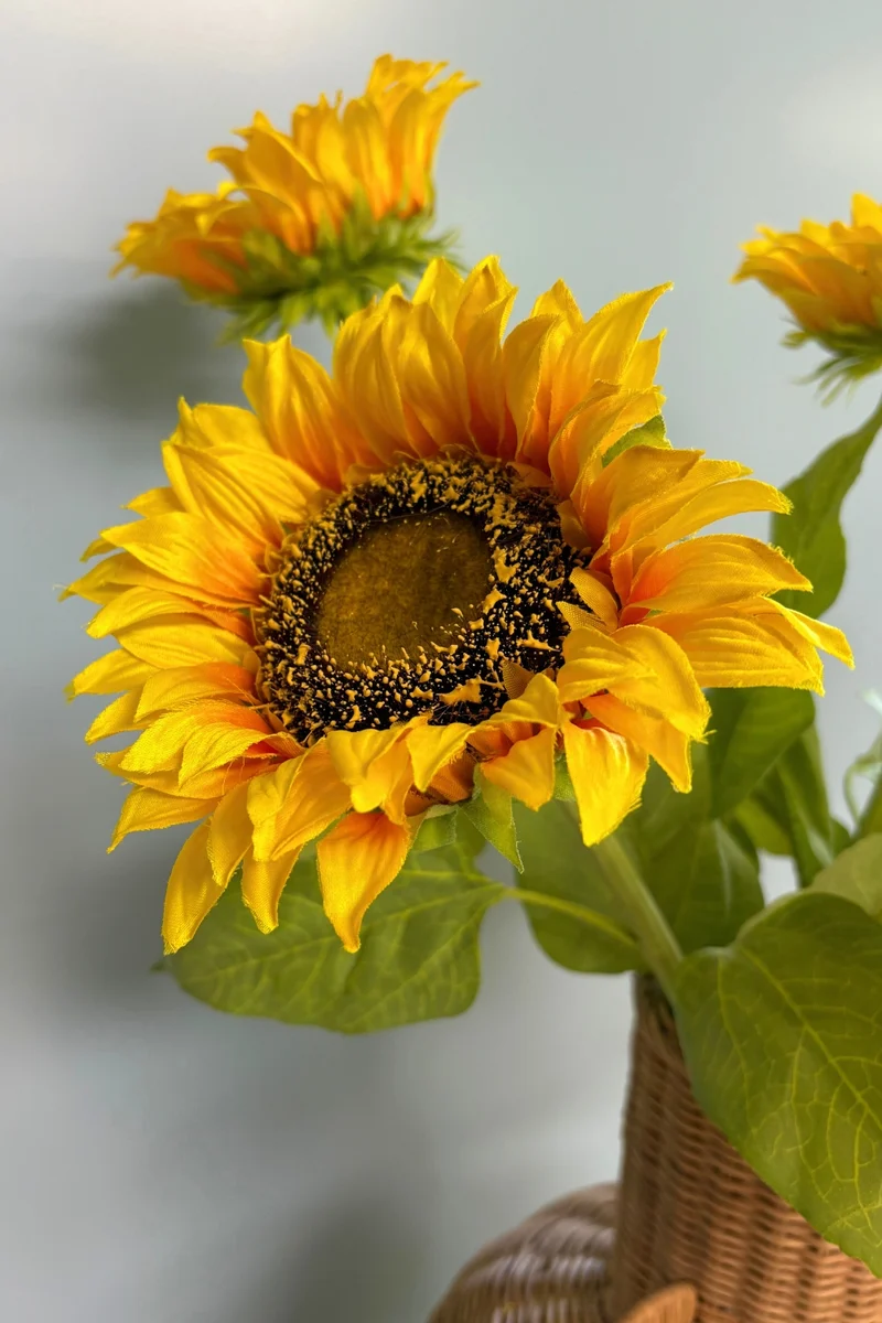 Kunstblumenstrauß Golden Glow